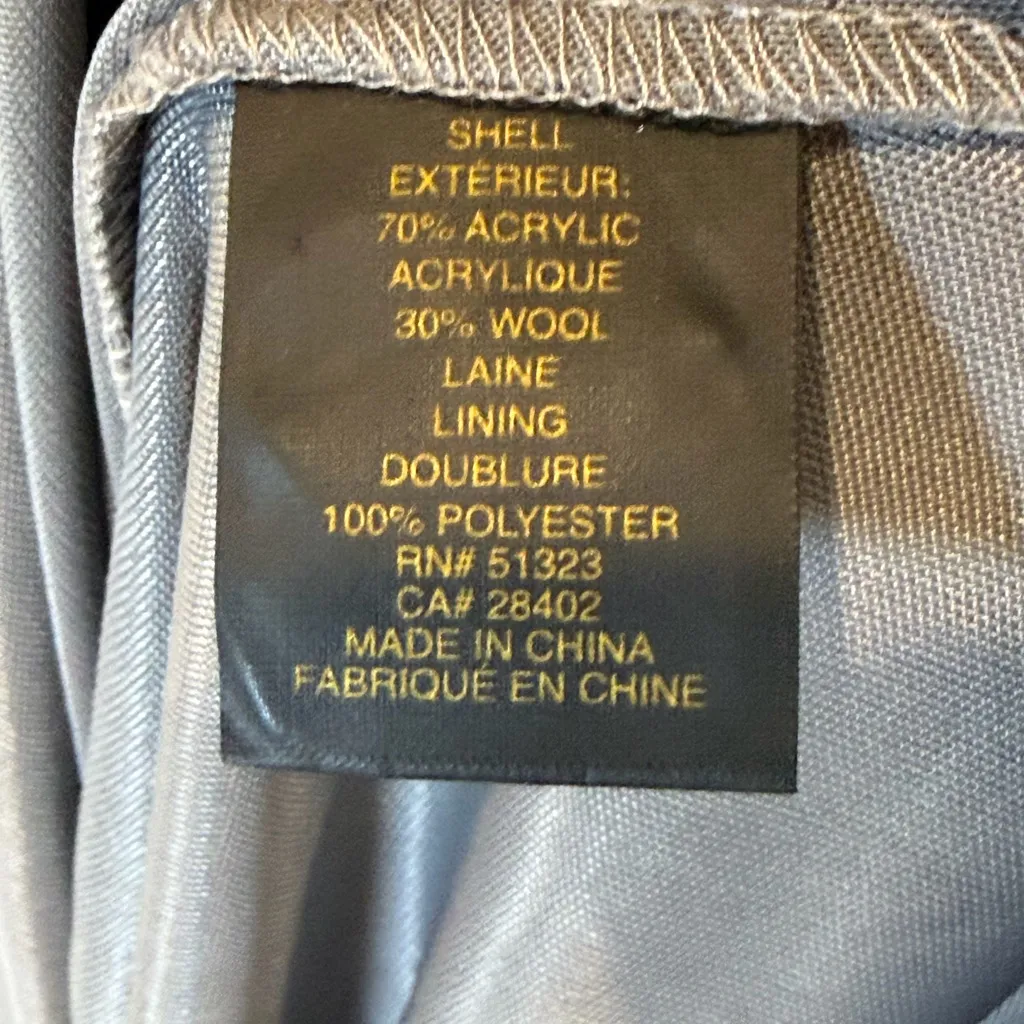 Cynthia Steffe Charcoal Gray Textured Sweater Dress Wool Blend Size 10 NWT - Image 7