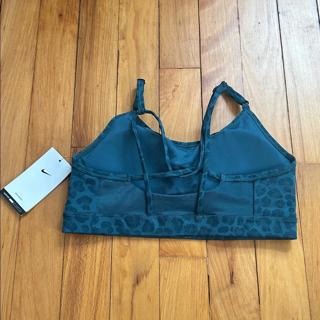 NWT Nike Cheetah Print Indy Training Bra - Image 3