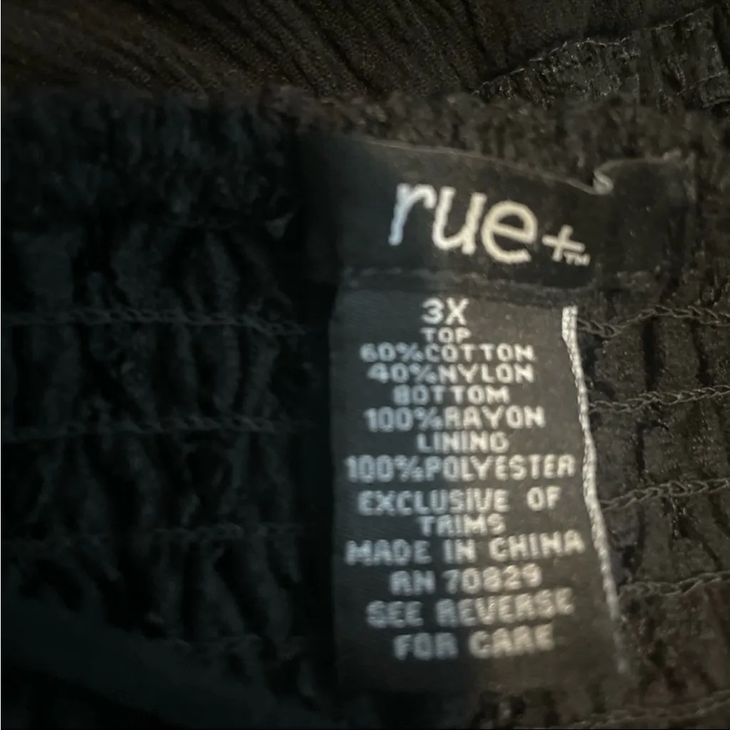 Black Lace Cami Top Size 3X - Image 2