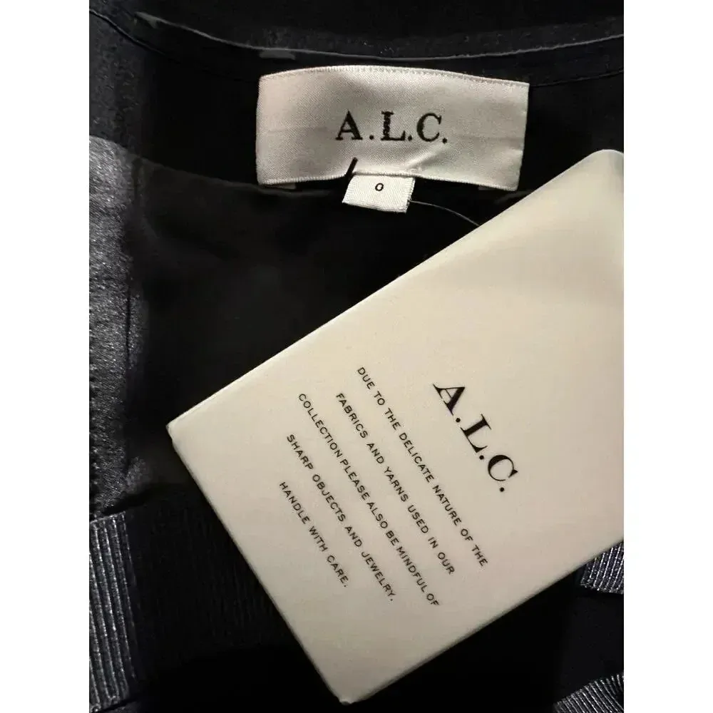 NWT A.L.C Elizabeth Strapless Midi Dress In Black | Size 0‎ - Image 7