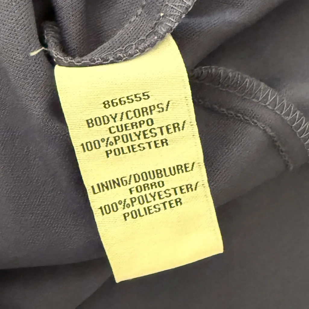 Navy Blue Lace Maxi Dress Size 16 Short Sleeve Overlay Gown Floor Length - Image 8