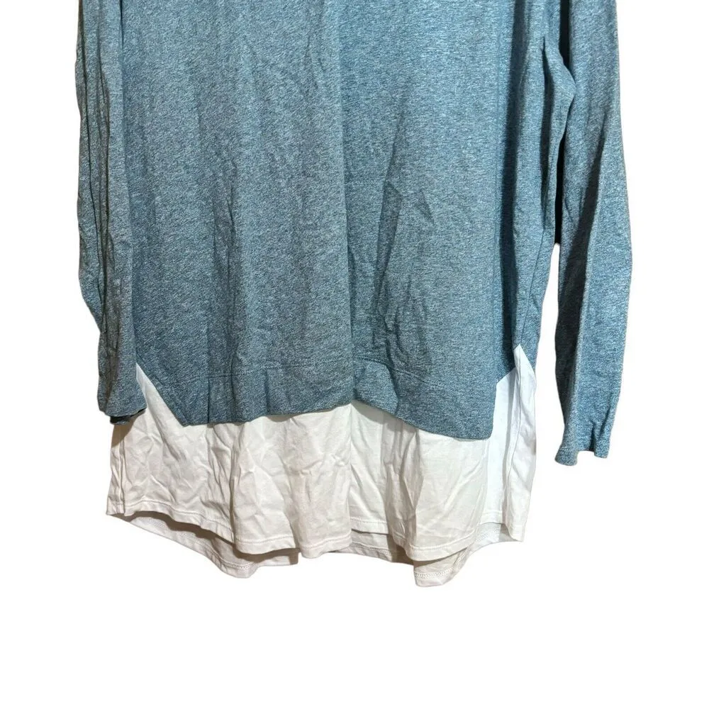 J Jill Tunic Top Womens XL Multicolor Tiered Scoop Neck Stretch Blouse Ladies - Image 5