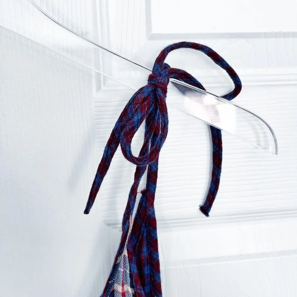 Urban Outfitters Jo Plaid Tie-Shoulder Cropped Top - Image 5