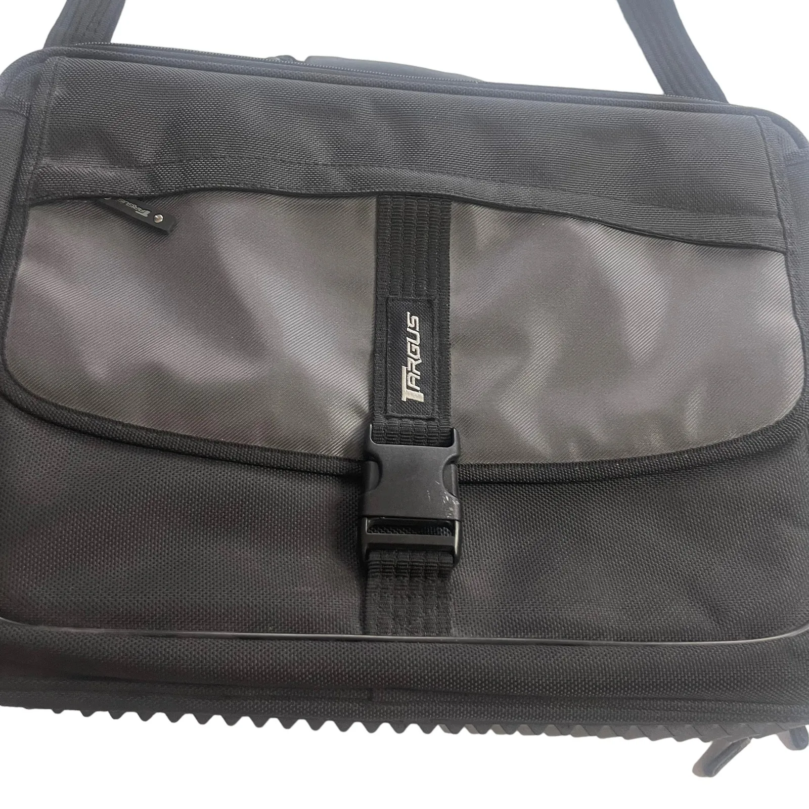 Targus Black Laptop Work Office Black‎ Grey Strap Laptop Shoulder Bag - Image 2