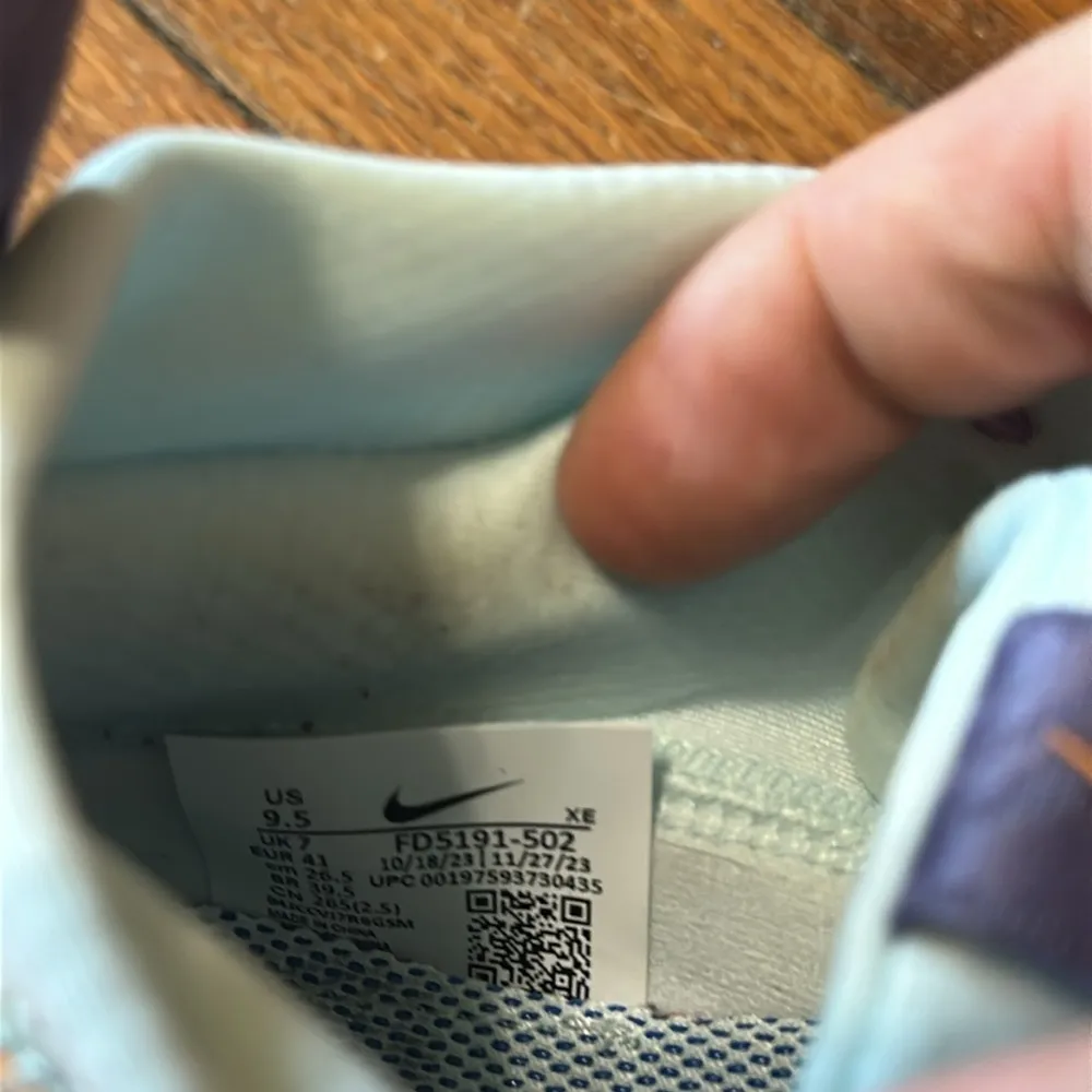 Nike ZoomX Zegama Trail 2, Daybreak/White-Cosmic Clay, Sz 9.5 - Image 8