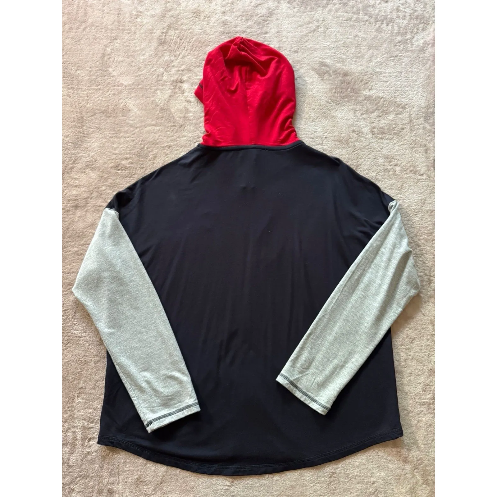 Tommy Hilfiger Women's Sports Hoodie Sweatshirt Full‎ Zip Colorblock Size Large - Image 9