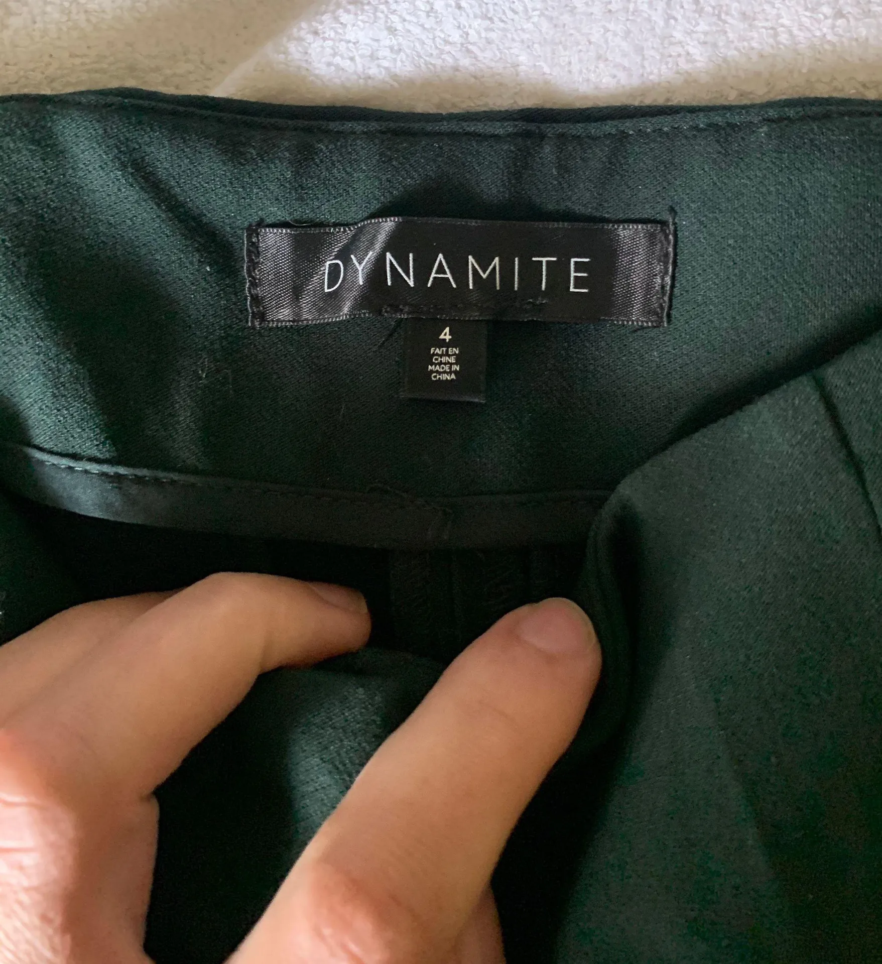 Dynamite Green Dress Pants - Image 3