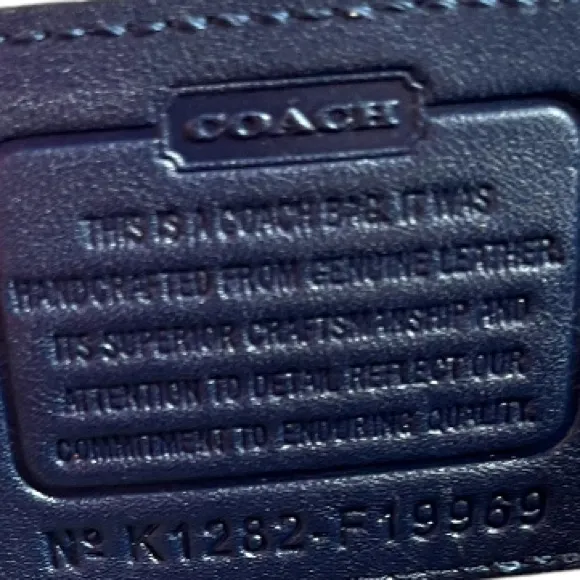 Coach Park Elevated Leather Snakeskin blue Carryall Shoulder Bag - Image 14