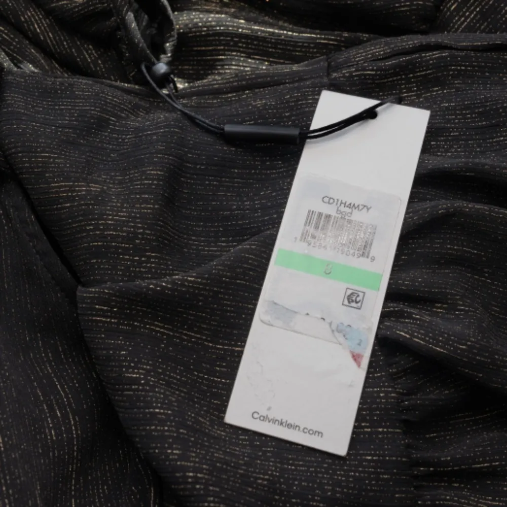 Calvin Klein. Sheer Empire Waist Mini Dress. - Image 8