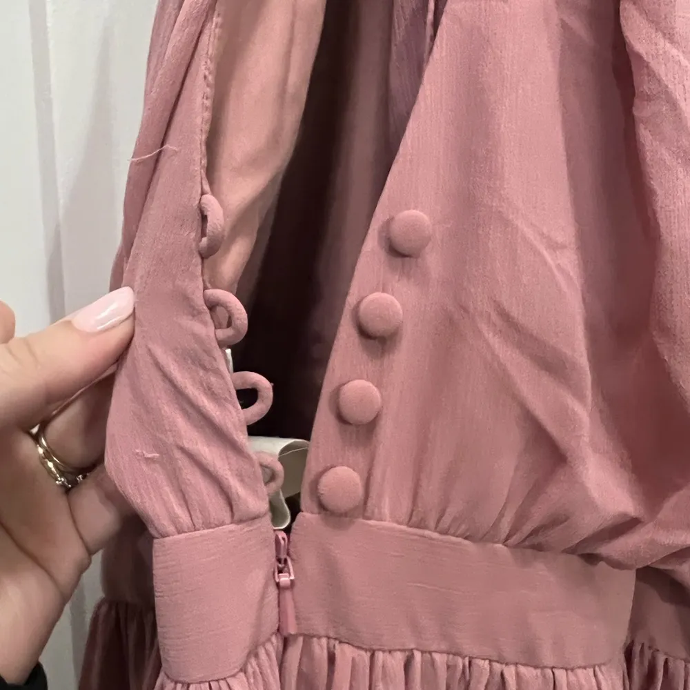 Watters Blush Pink Fleurette Gown Size 18W $250 - Image 5