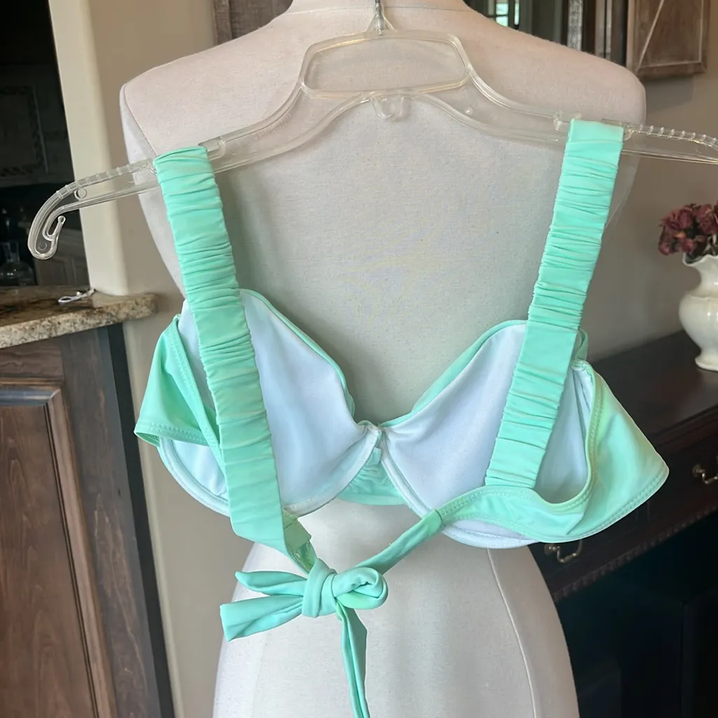 Mint Green Bikini Top Bottom Set Size undefined - Image 5