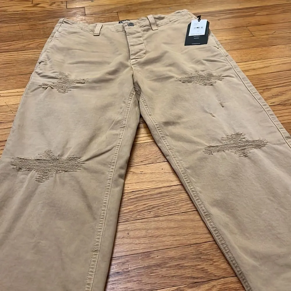 NWT PRPS Montecarlo Distressed Khaki Chino Pants 29” Tan - Image 5