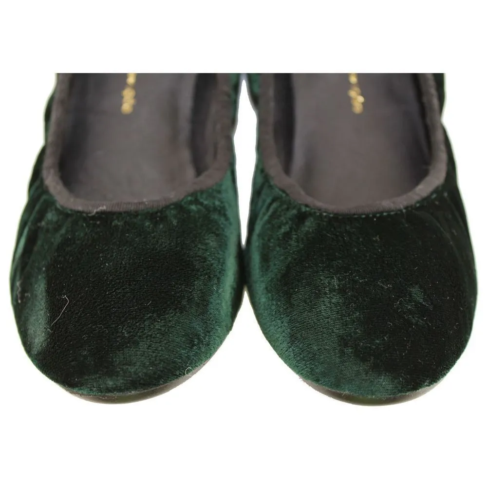 House of Harlow Baron Green Ballet Flats Size 7 M - Image 9