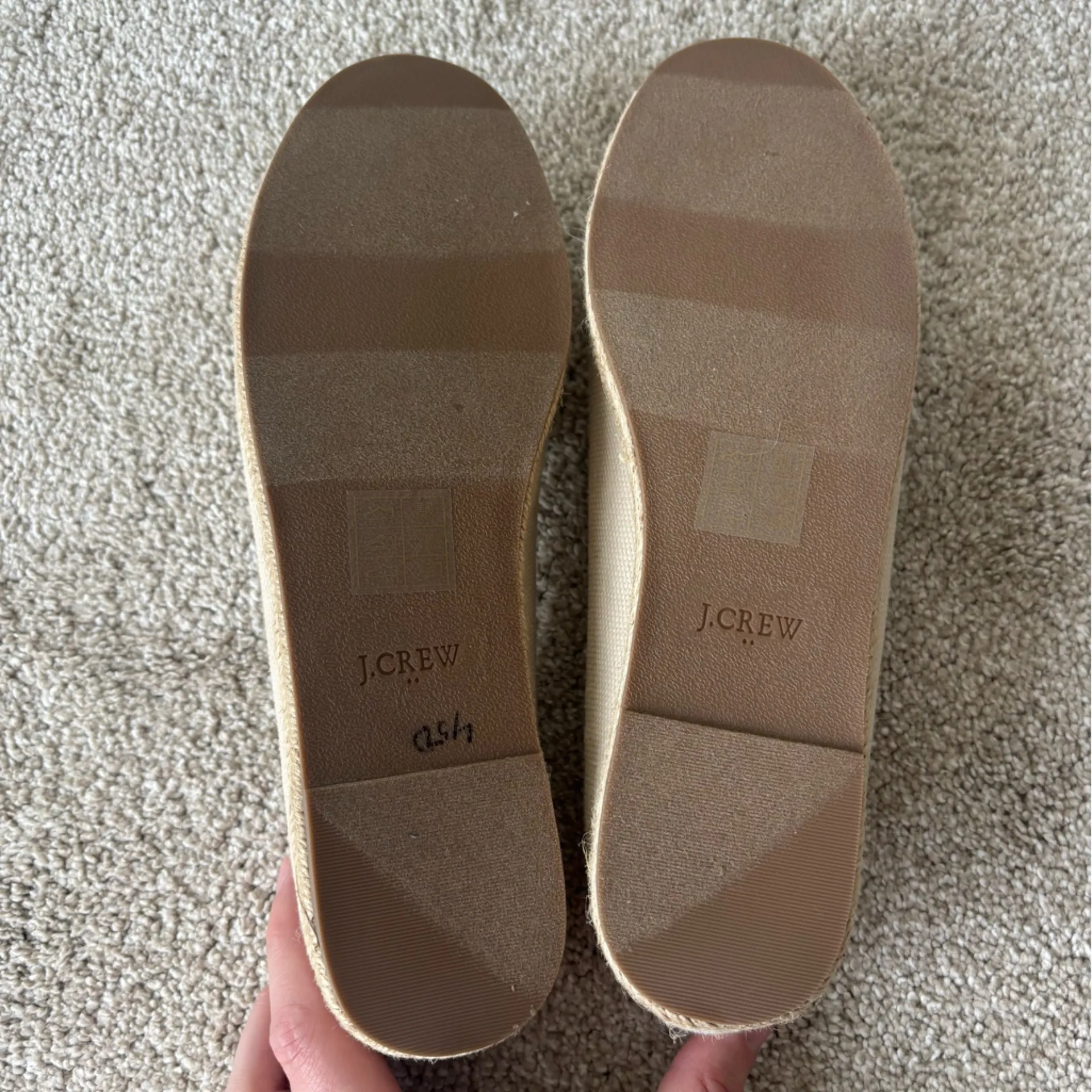 J. Crew Tropical Embroidered Tan Espadrilles Slip On Loafer Palm Tree Cocktail - Image 7