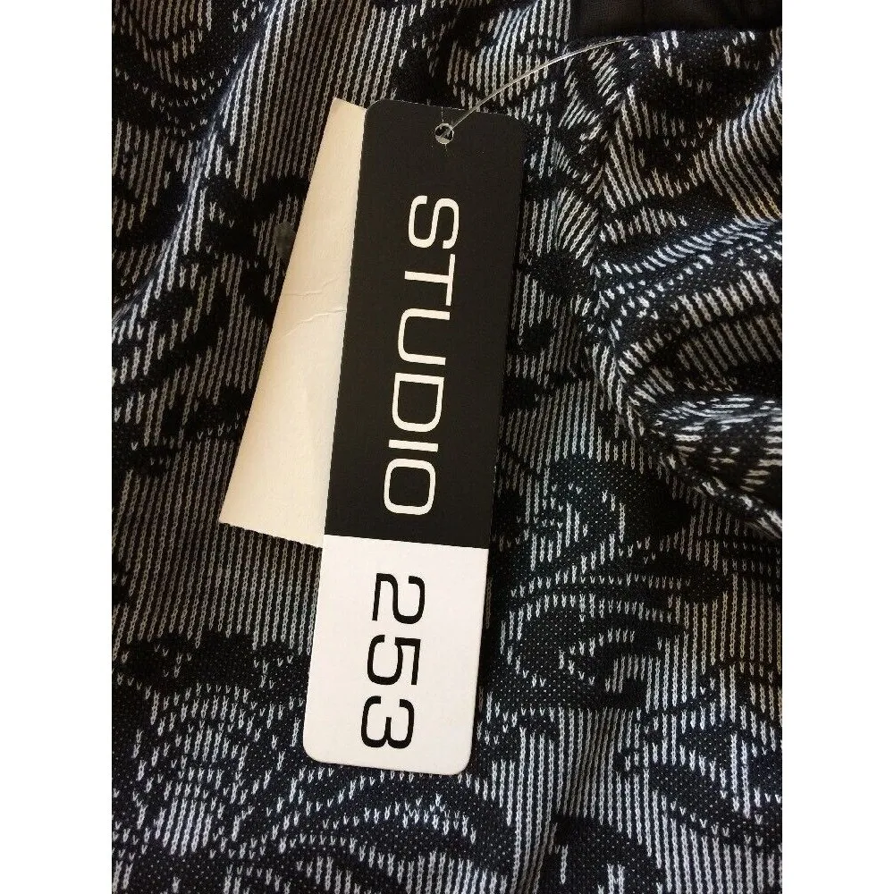 Studio 253 Womens Skirt Small Jacquard Leather Rodeo Western cowgirl Bohemian Black - Image 8