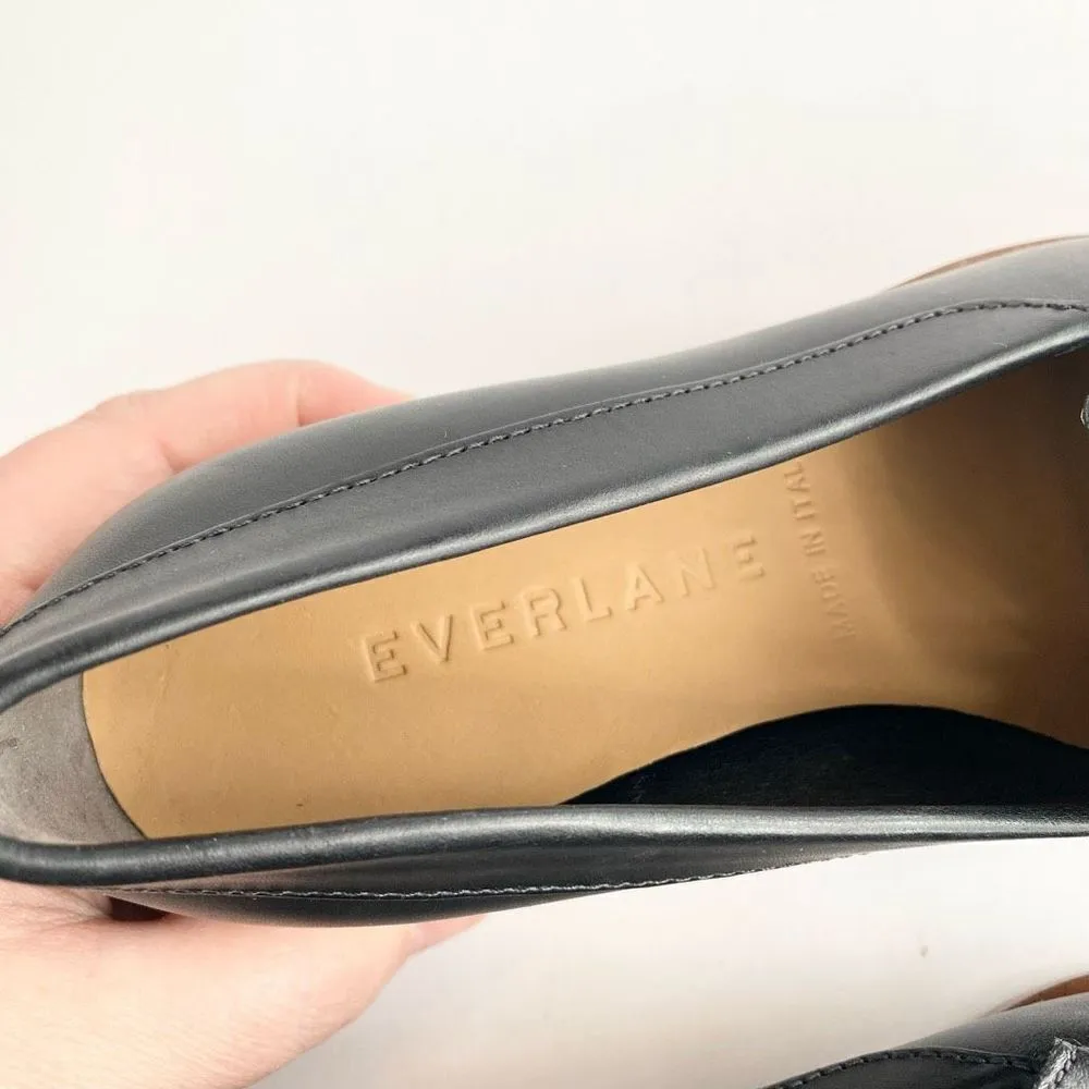 Everlane The Modern Loafer Leather Black Flat Slip On Solid Women’s Size 5 - Image 7