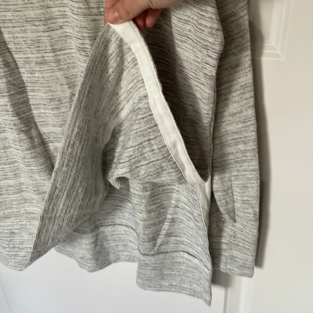 Aerie Space Dye Long Sleeve Oversized Side Slit Top Medium - Image 3