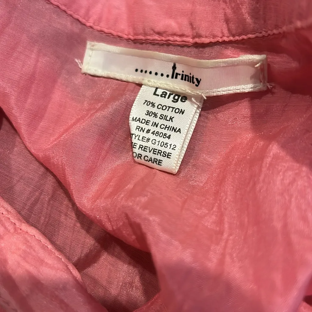 3/$15 TRINITY silk blend tunic - Image 5