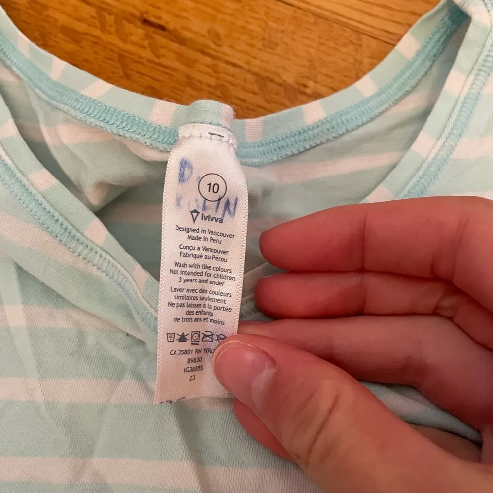 LULULEMON-IVIVVIA STRIPED ATHLETIC SHIRT - Image 5