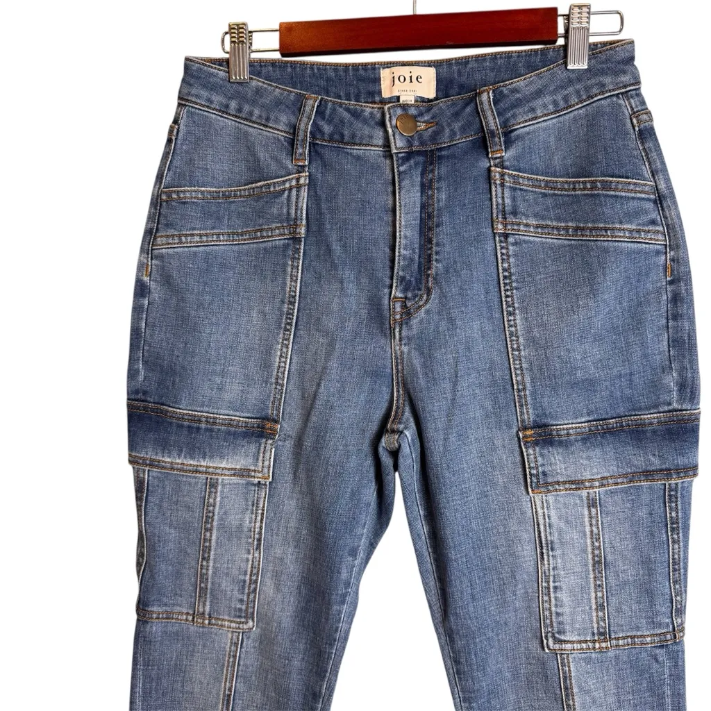 Joie Cargo Ankle Zip Straight Jeans Size 29 - Image 3