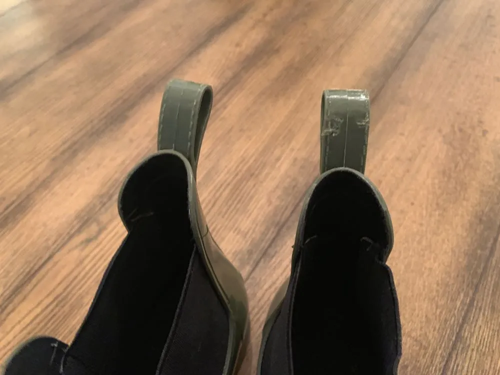 J.Crew Hunter Green Short Rain Booties - Image 3