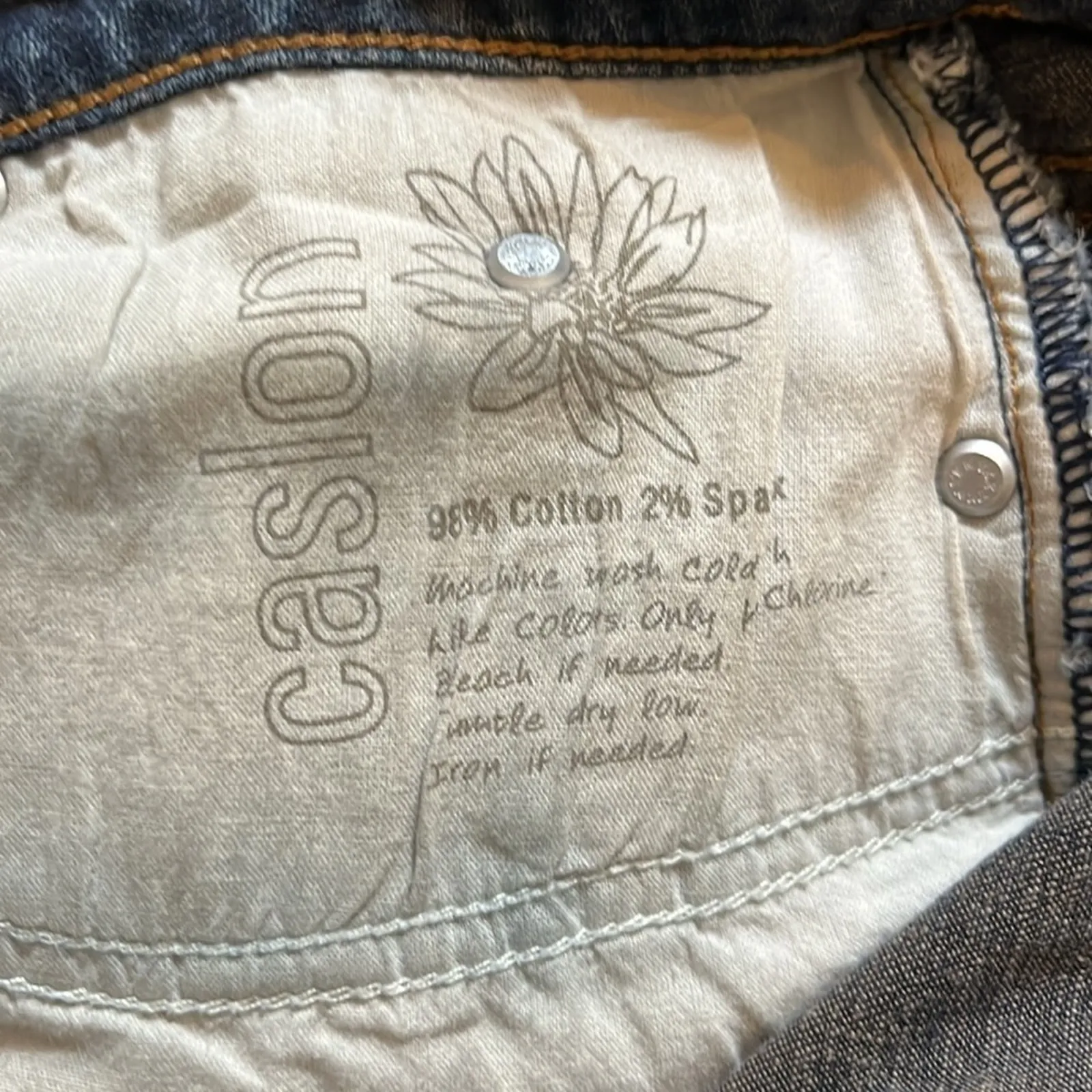 Caslon Women’s Size 12 Blue Bootcut Jeans Mid Rise Stretch Denim Made in Turkey - Image 3