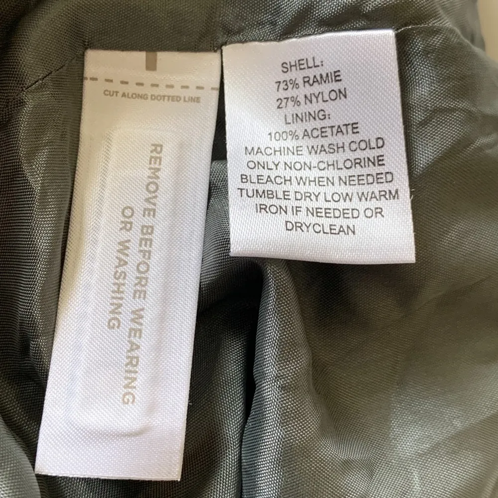 LOFT Skirt Blue Gray Taupe Colorblock Pencil Above Knee Career Skirt Size 14 - Image 8