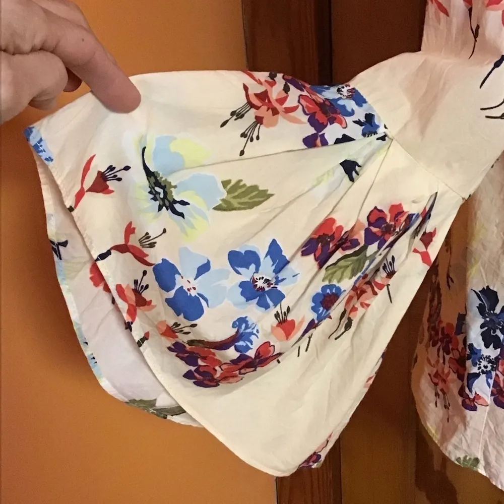 Jane & Delancey Floral Bell Sleeve Blouse Boho Romantic Top - Image 6