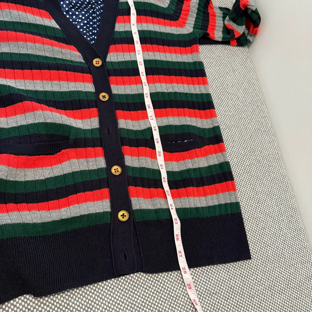 Anthropologie Moth  Jamison Striped Cardigan Size S - Image 10