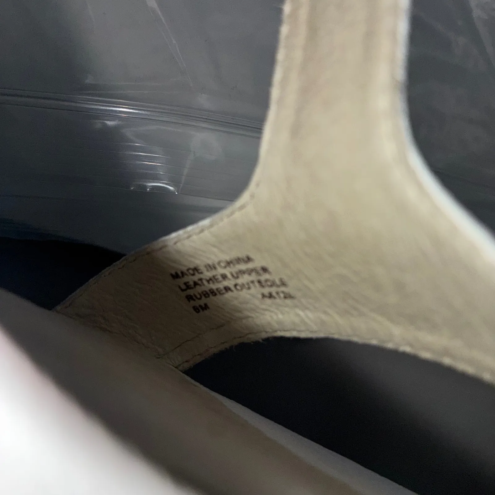 Michael Kors Womens 6M White Leather Open Toe Stiletto Zip Heels Career Party - Image 9