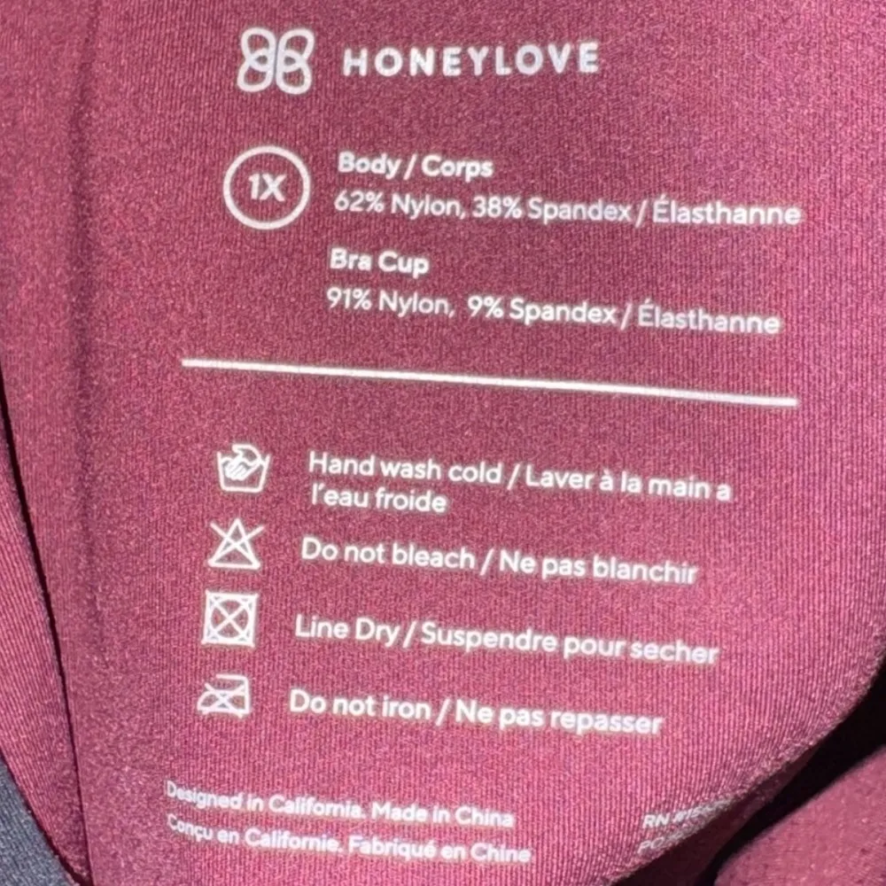 Honeylove Boldness Tank Wireless Sculpting Boning Compression Size 1X NWT Red - Image 14