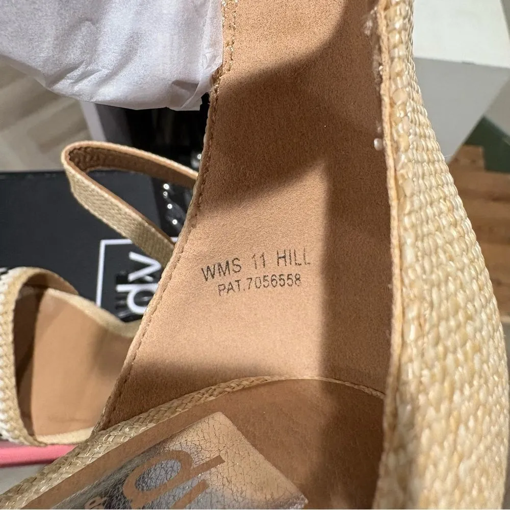 DV Dolce Vita Women's Hill Heeled Wedge Platform Sandal Size 11 Black - Image 5