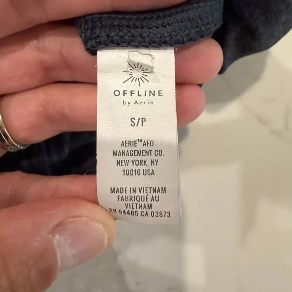 Offline by Aerie The Hugger High Rise Legging Womens Small Charcoal Heather Gray - Image 6