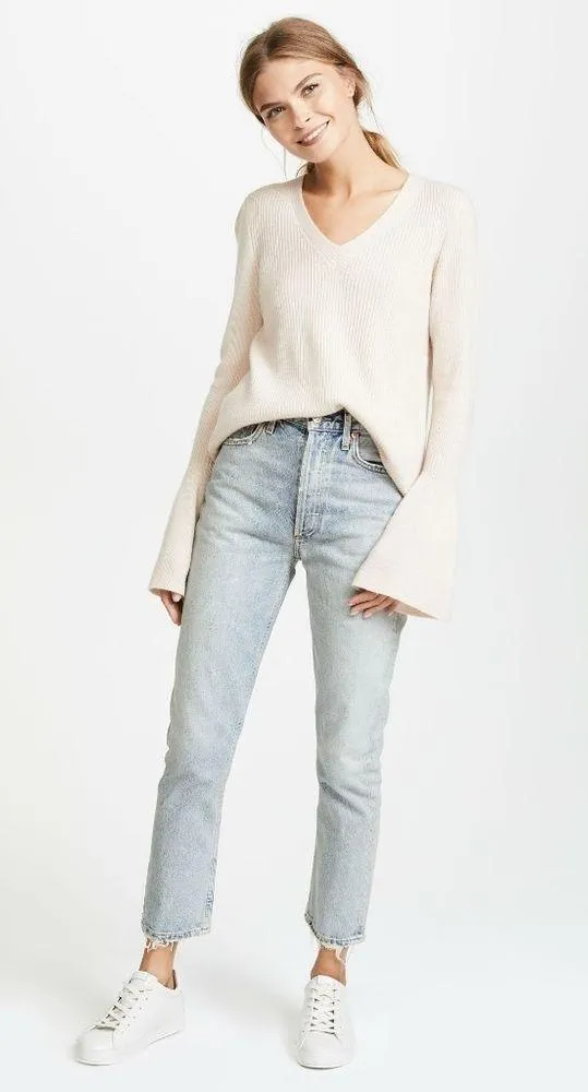 💕REBECCA MINKOFF💕 100% Cashmere Stevie Sweater - Image 2