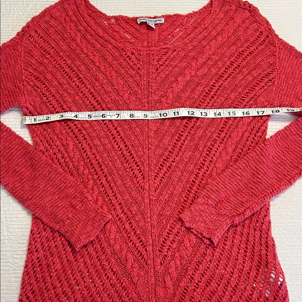 American Eagle sweater pink dark rose XS - Image 7