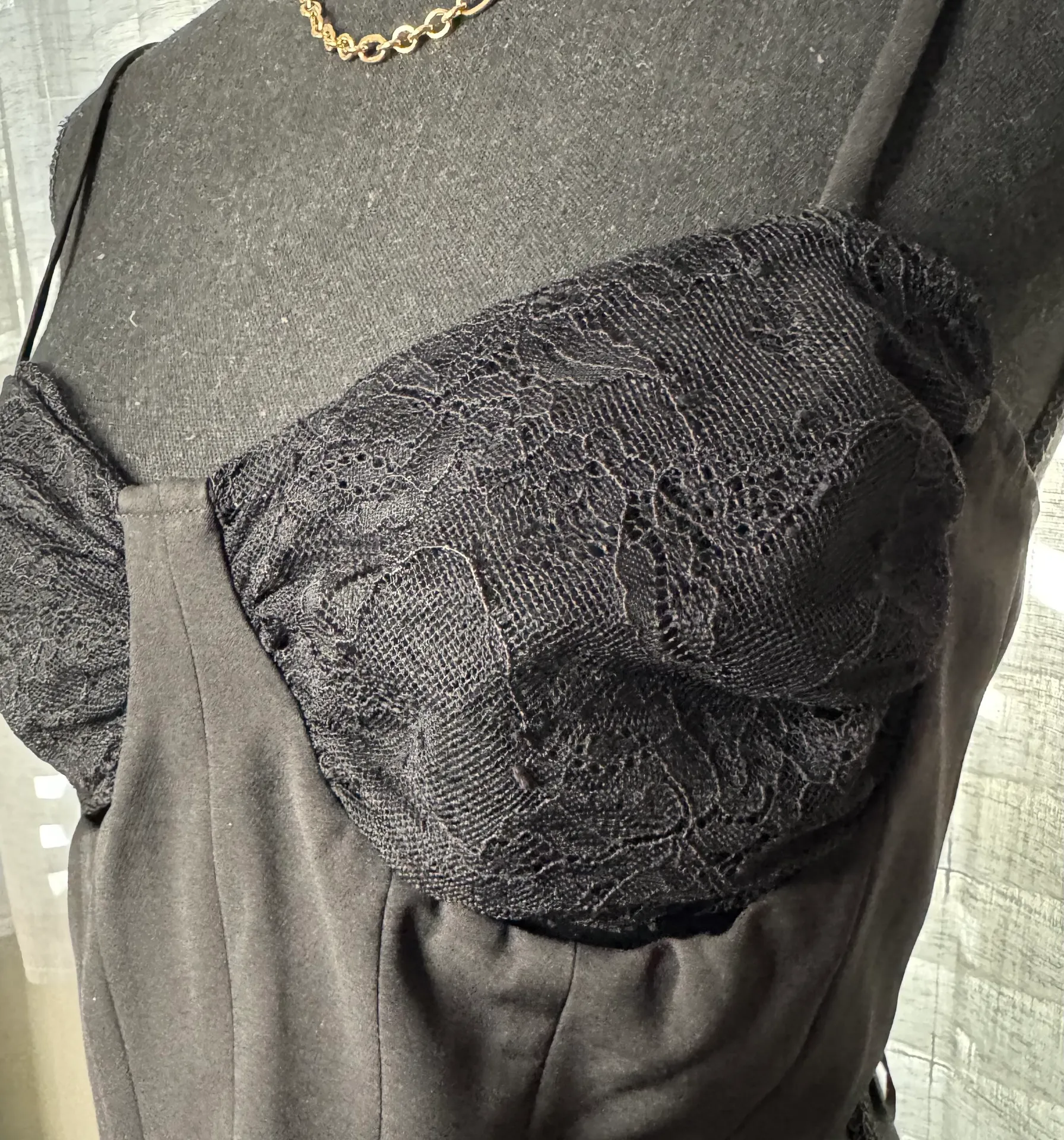 Black Corset Crop Top - Image 3