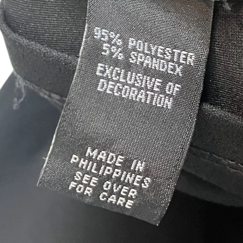 By & By Black Women's 7‎ Bodycon Dress Party Off Shoulder Ruffle Lace Black Size undefined - Image 5