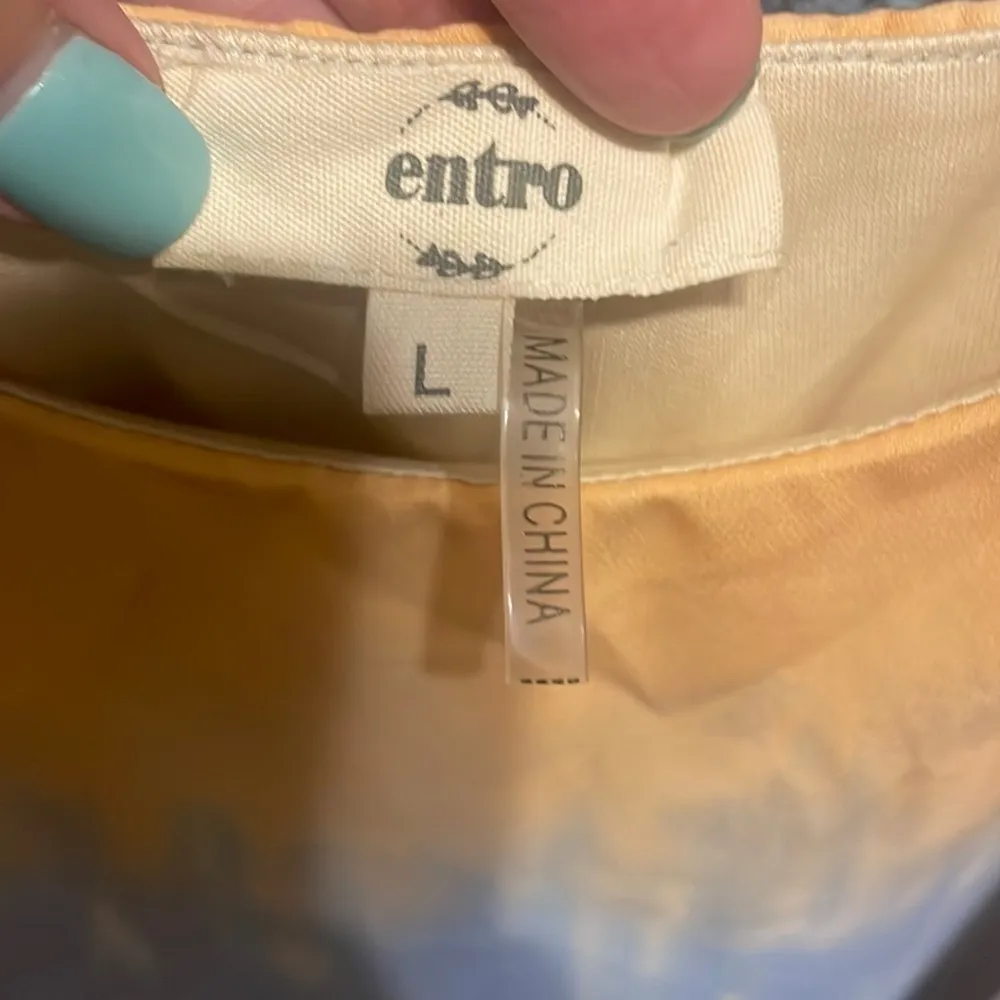 𝅺 🌴EUC Entro Boutique romper tie dye peach - Image 2