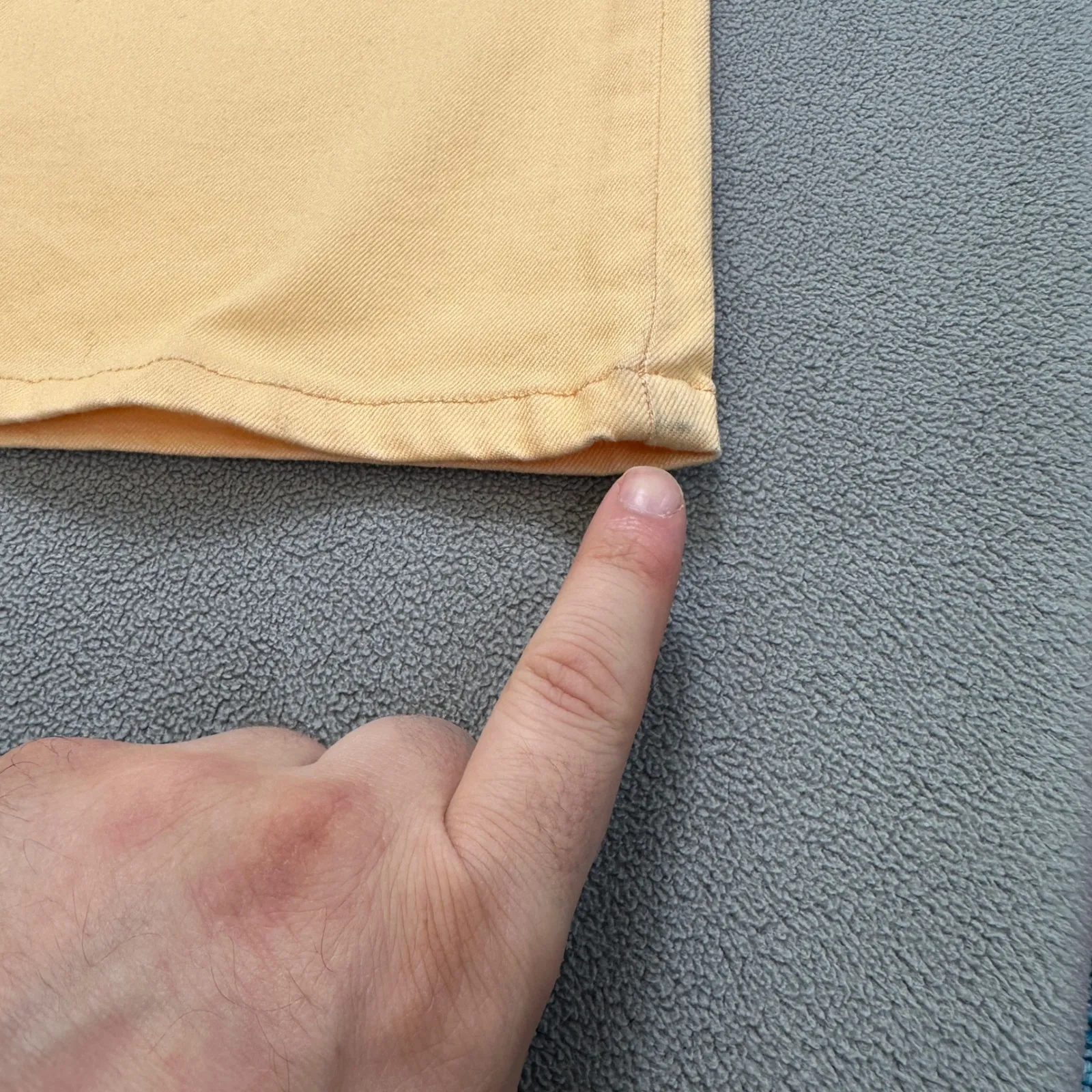 NWT Liz Claiborne Jeans Womens 12 Flare Wide Leg Apricot High Rise Light Wash - Image 7