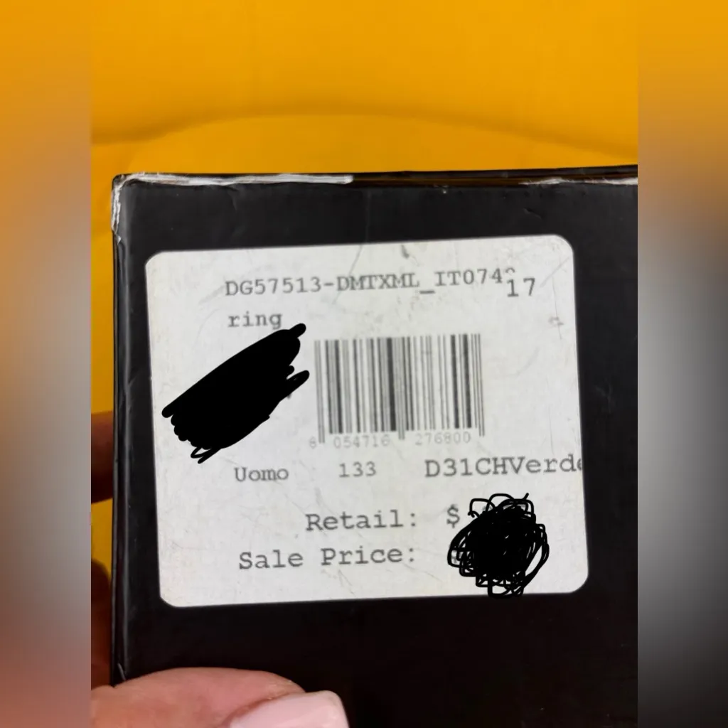 Versace Gold Medusa Double Band Ring Size 17 - Image 11