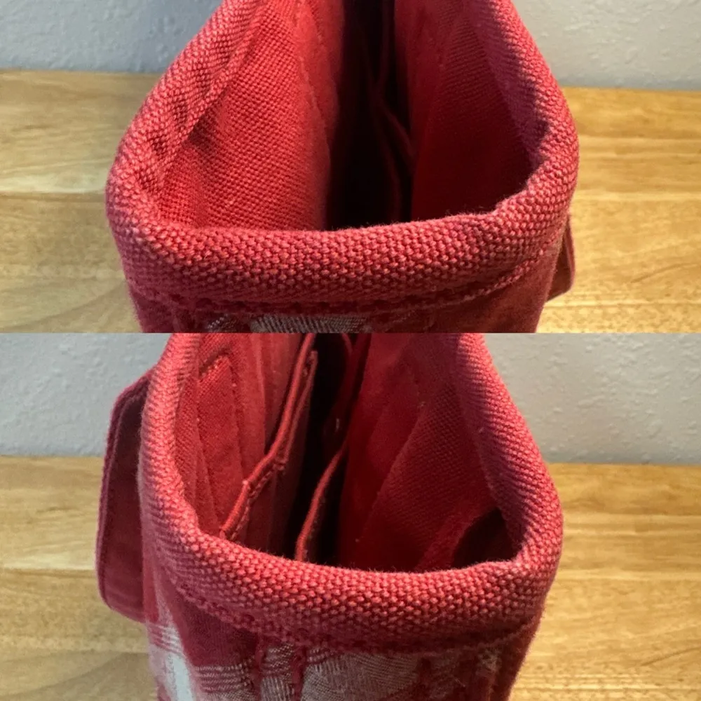 Blake Shelton Lands' End Red Plaid Tote - Image 13