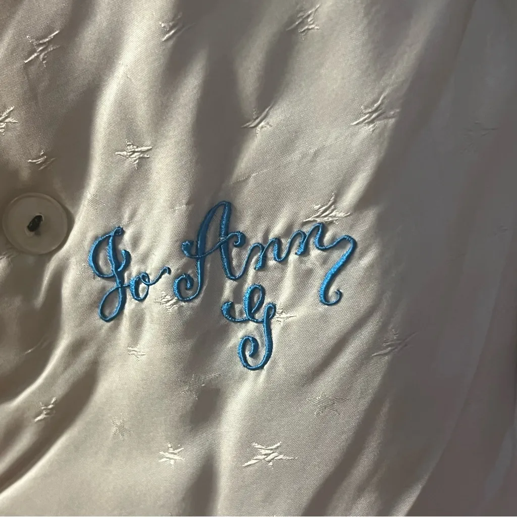 Vintage Genuine Persian Lamb Coat With Sapphire Mink Collar Sz M Double Breasted - Image 11