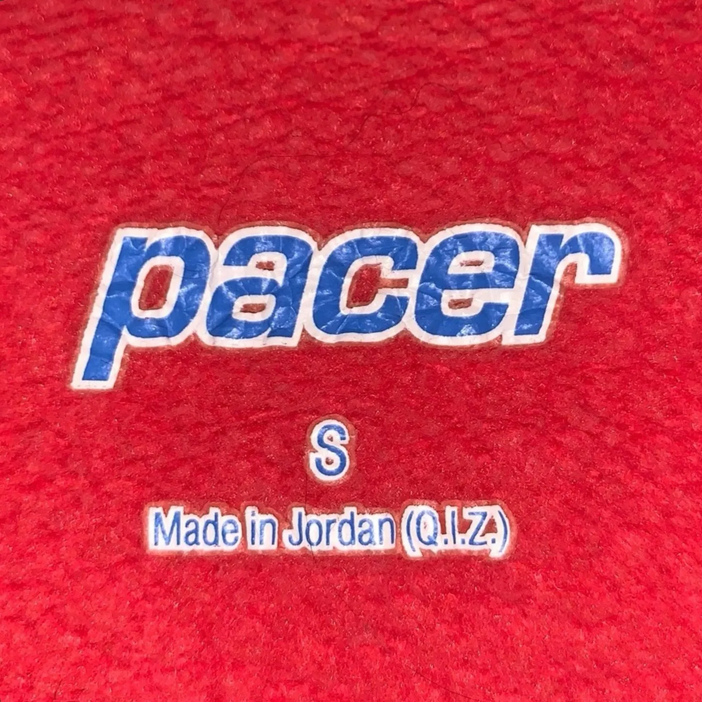 Pacer Pink Crewneck Sweatshirt Small Distressed Bleach Effect Pullover - Image 3