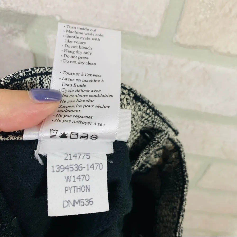 Paige Verdugo Ultra Skinny Jeans in Python Print Size 26 - Image 11