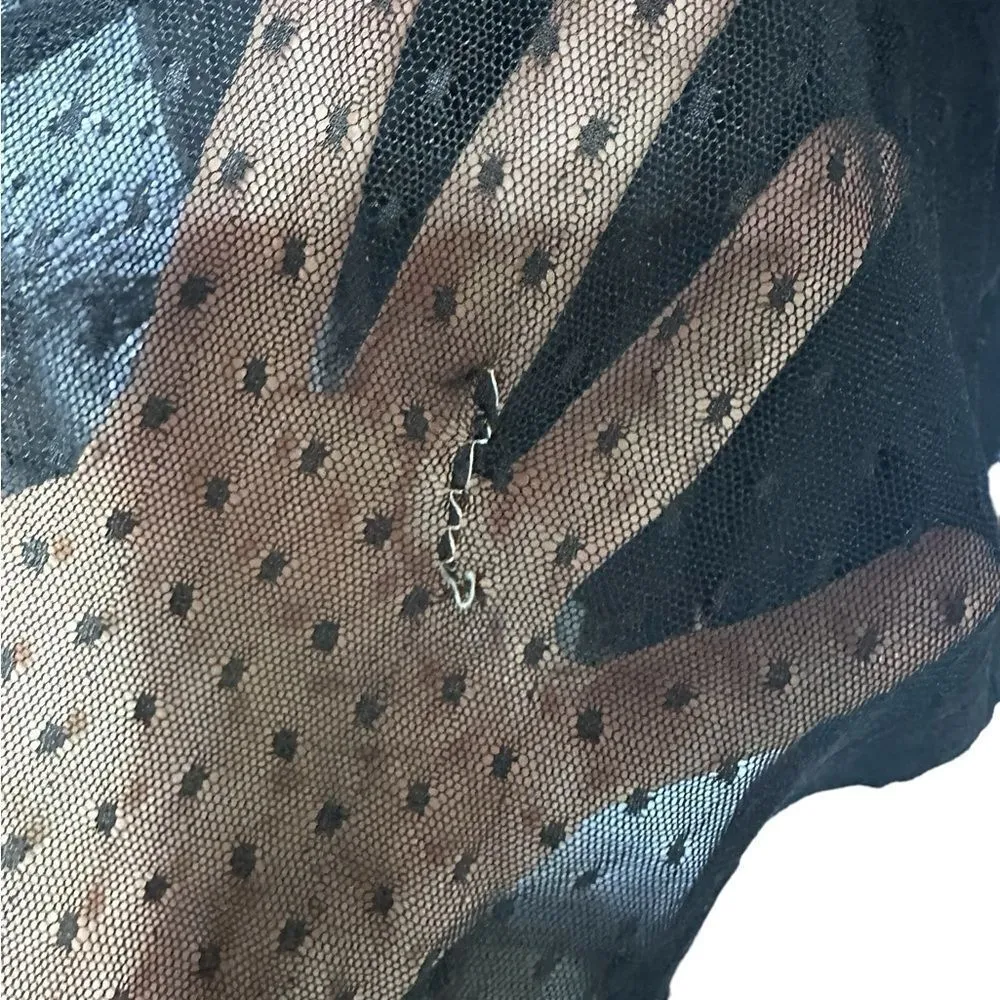 Disney Snow White Black Lace Dress W/Flaw Size XS - Image 7