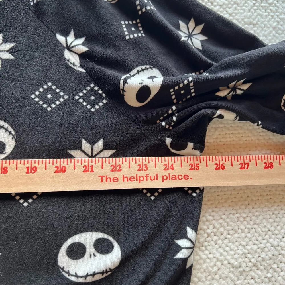 Disney The Nightmare Before Christmas Women's Henley Velour Top 3X Sleepwear - Image 9