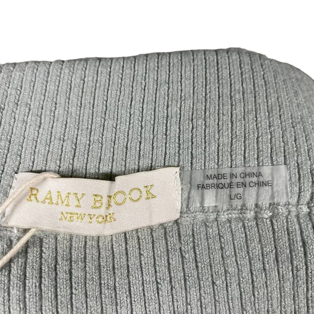 Ramy Brook Traci Midi Sweater Knit Skirt Seafoam Green Size Large‎ - Image 10