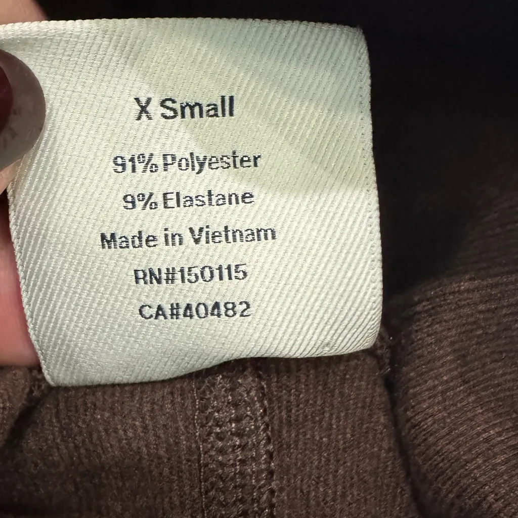 Varley Ariana High Neck Midlayer Red Chocolate Marl/ Red Dahlia size XS - Image 8