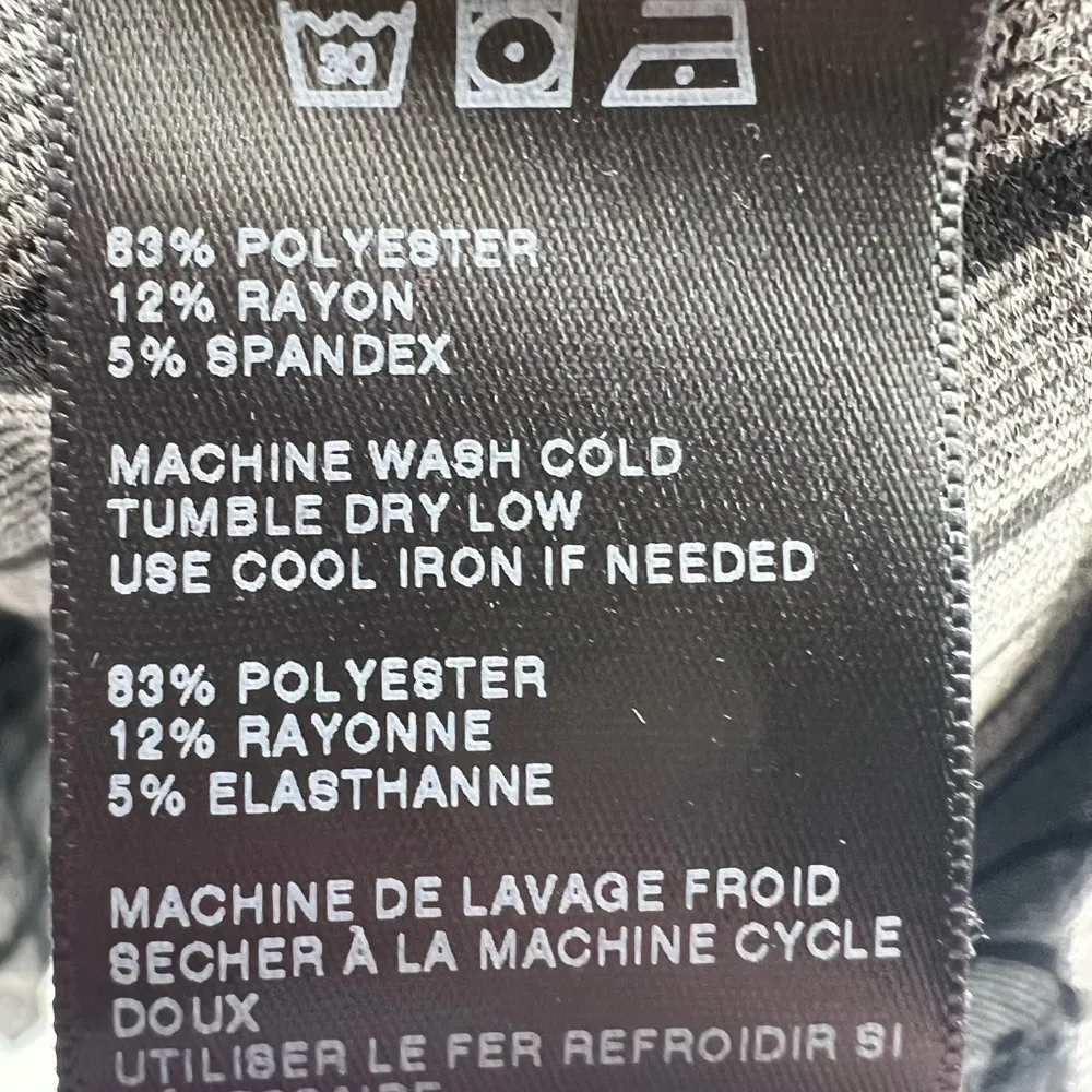 Pins and needles 3/4 sleeve fit and flare skater mini dress M academia striped Gray Size M - Image 5