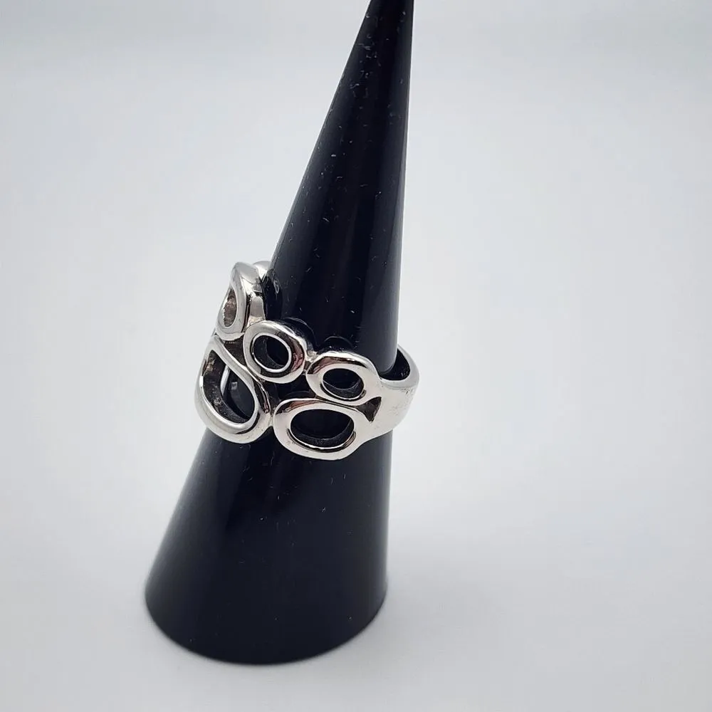 Lia Sophia Structure Silver Tone Ring (7) - Image 2